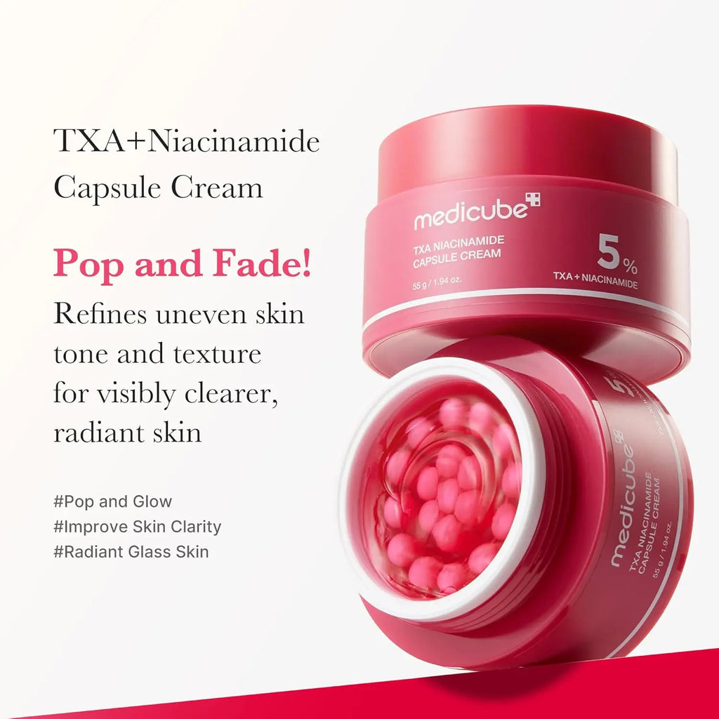Medicube TXA Niacinamide Vitamin C Night Cream Dual Radiance Even Skin Tone Korean Skincare