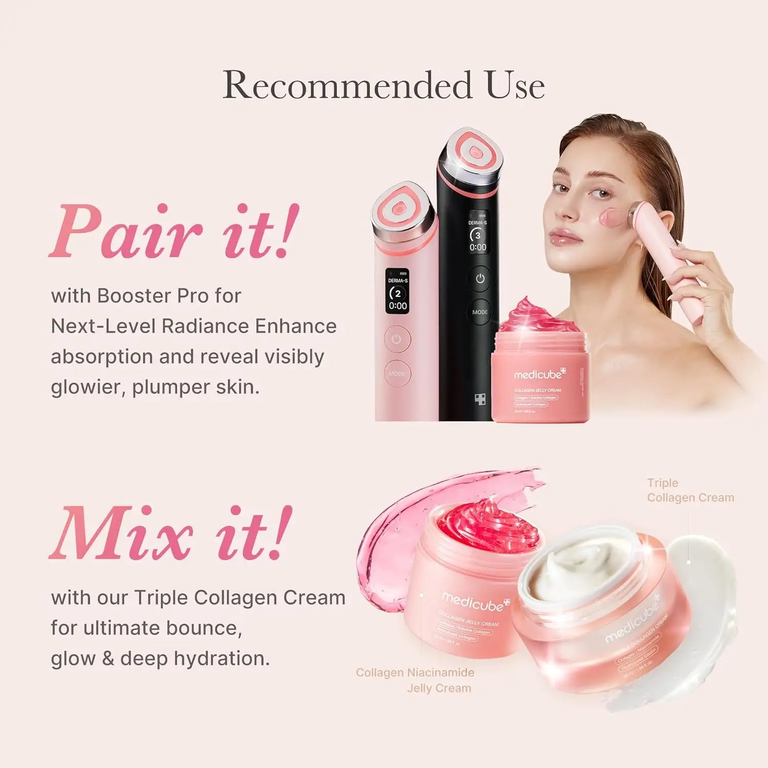 Collagen Jelly Cream Niacinamide Skin Barrier Moisturizer Glass Skin Korean Skincare