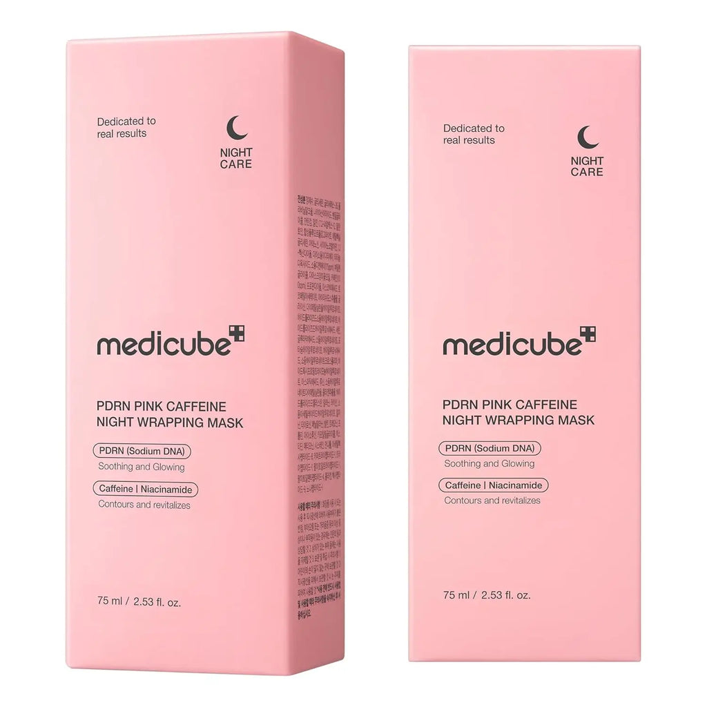 Medicube PDRN Caffeine Overnight Peel-Off Wrapping Mask Glass Skin Korean Skincare