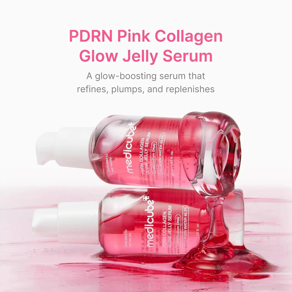 PDRN Salmon DNA Pink Collagen Glow Jelly Serum Face & Body Anti-Wrinkle Moisturizer 100mL