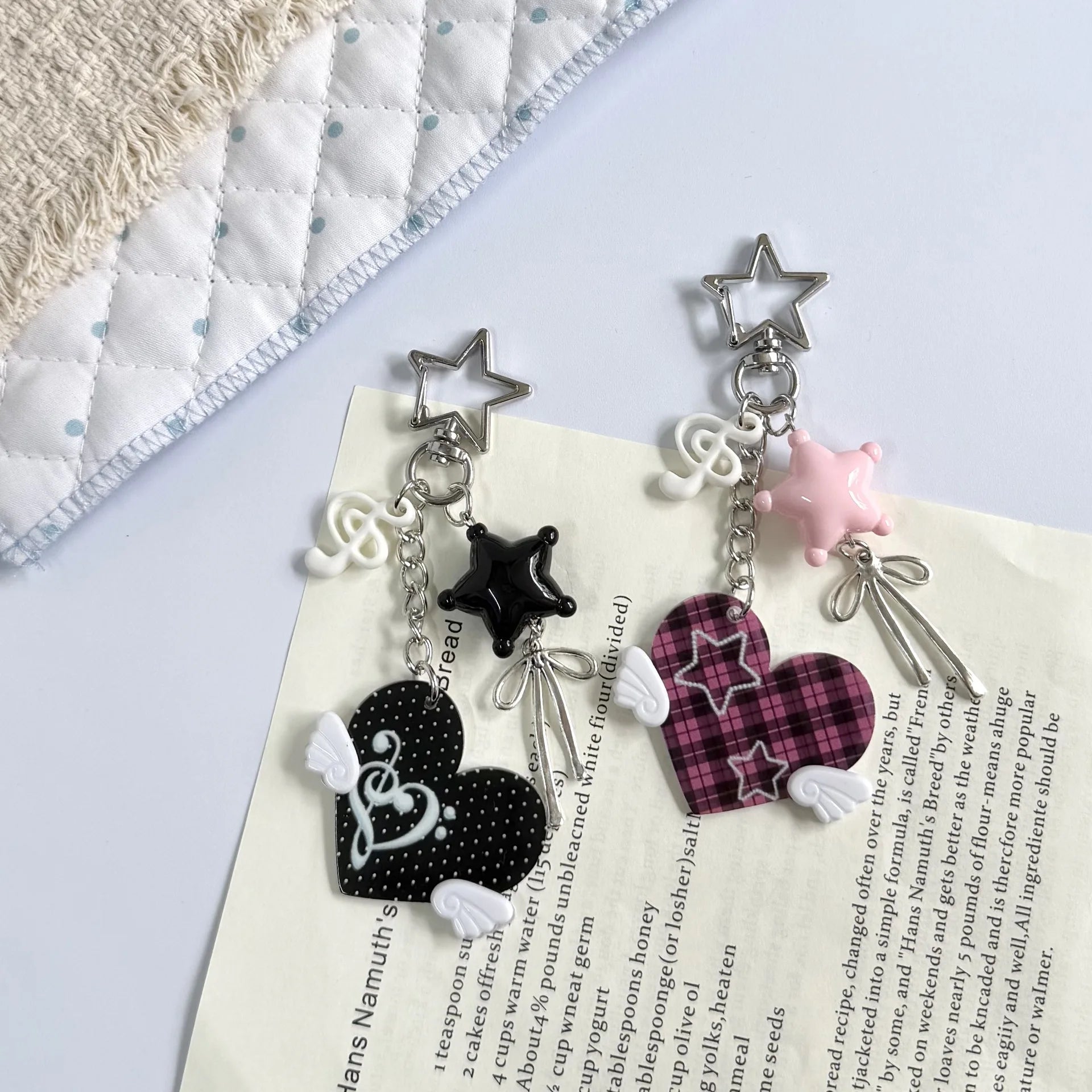 Cute Animal Trinket Keychain — Kawaii Bag Charm & Backpack Pendant