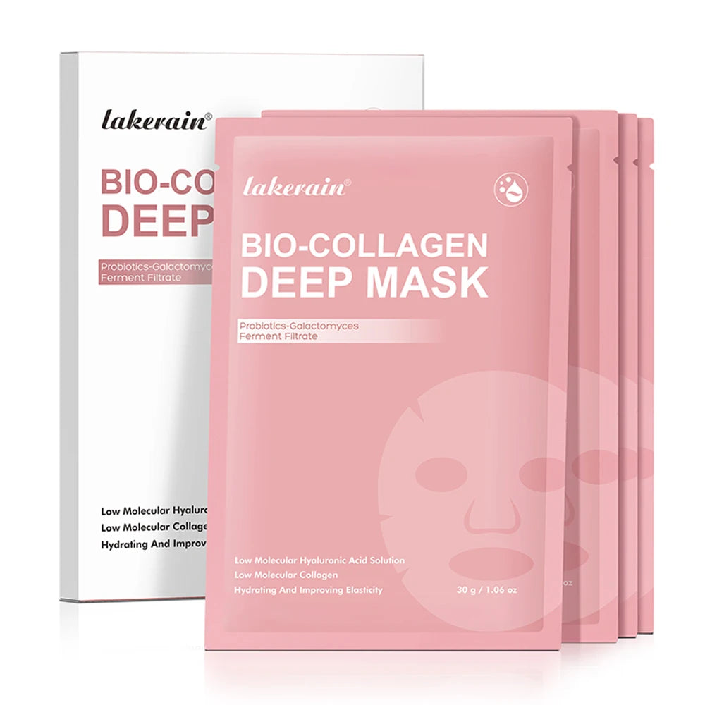 Korean Collagen Peel-Off Face Mask Anti-Wrinkle Lifting Overnight Bio Pack Night Wrapping Mask