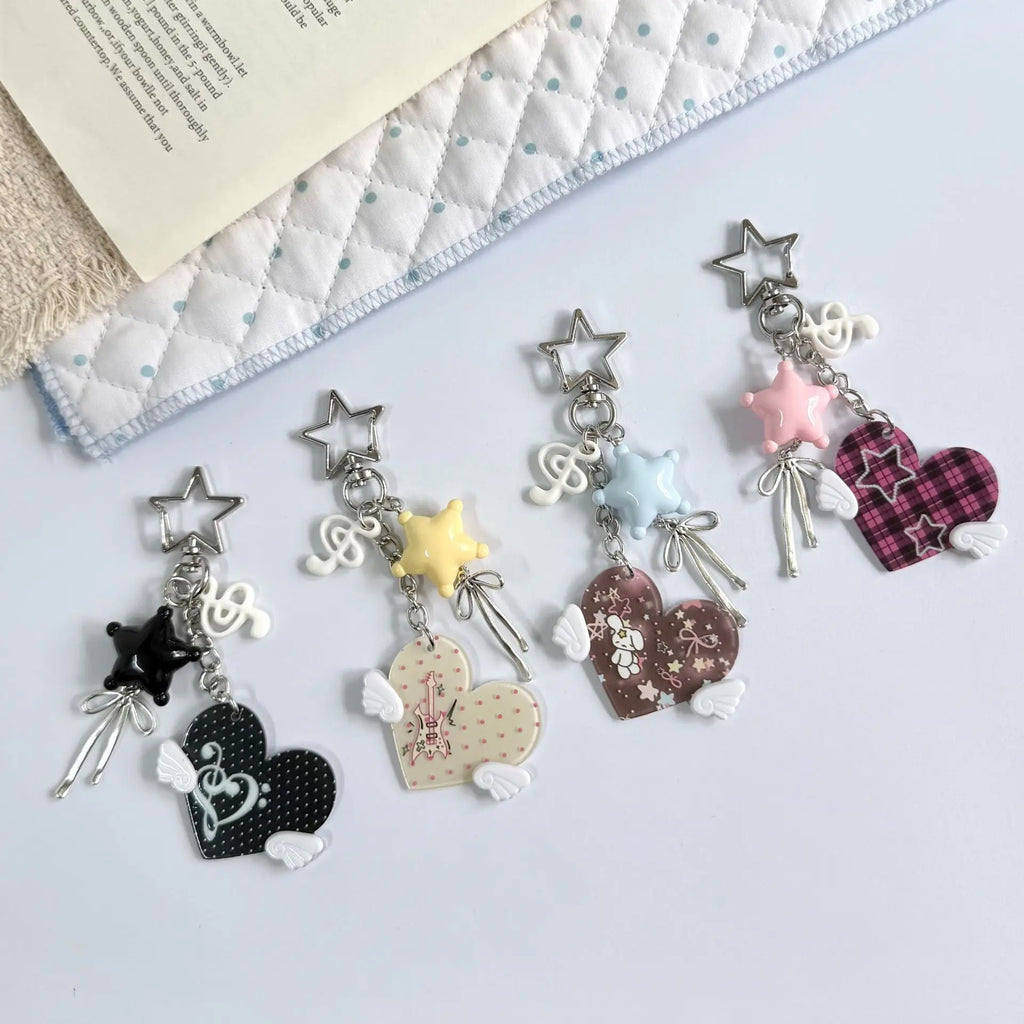 Cute Animal Trinket Keychain — Kawaii Bag Charm & Backpack Pendant