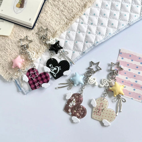 Cute Animal Trinket Keychain — Kawaii Bag Charm & Backpack Pendant