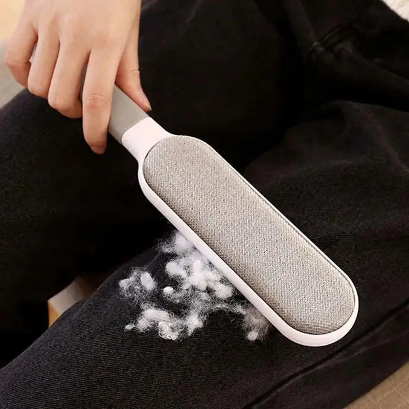 Reusable Pet Hair Remover Brush — Double-Sided Lint Roller for Furniture
