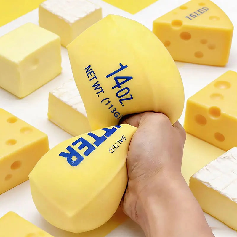 Butter Stick Squishy Toy — Cute Slow-Rising Stress-Relief Fidget