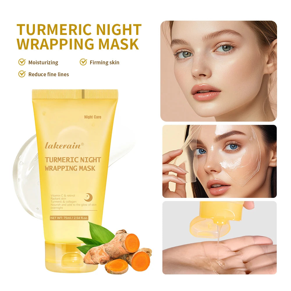 Korean Collagen Peel-Off Face Mask Anti-Wrinkle Lifting Overnight Bio Pack Night Wrapping Mask