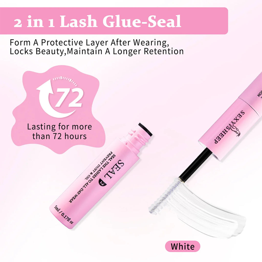 DIY Cluster Lash Extensions Kit — Reusable Wispy Faux Mink Lashes