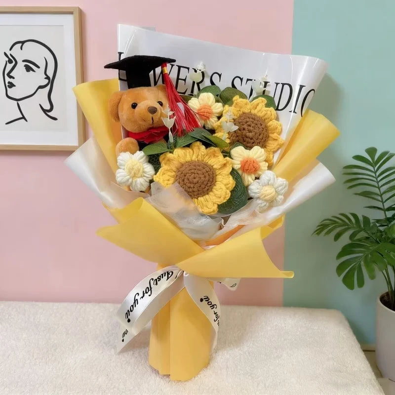 Hello Kitty Plush Bouquet — Kawaii Sanrio Graduation & Birthday Gift