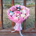 Hello Kitty Plush Rose Bouquet — Kawaii Sanrio Anime Flower Gift