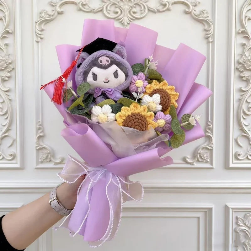 Hello Kitty Plush Bouquet — Kawaii Sanrio Graduation & Birthday Gift