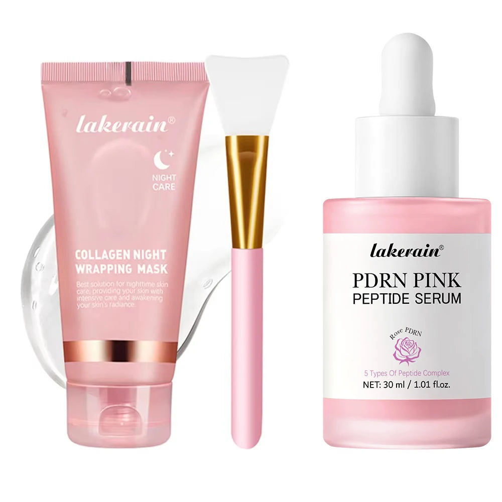 Korean Collagen Peel-Off Face Mask Anti-Wrinkle Lifting Overnight Bio Pack Night Wrapping Mask