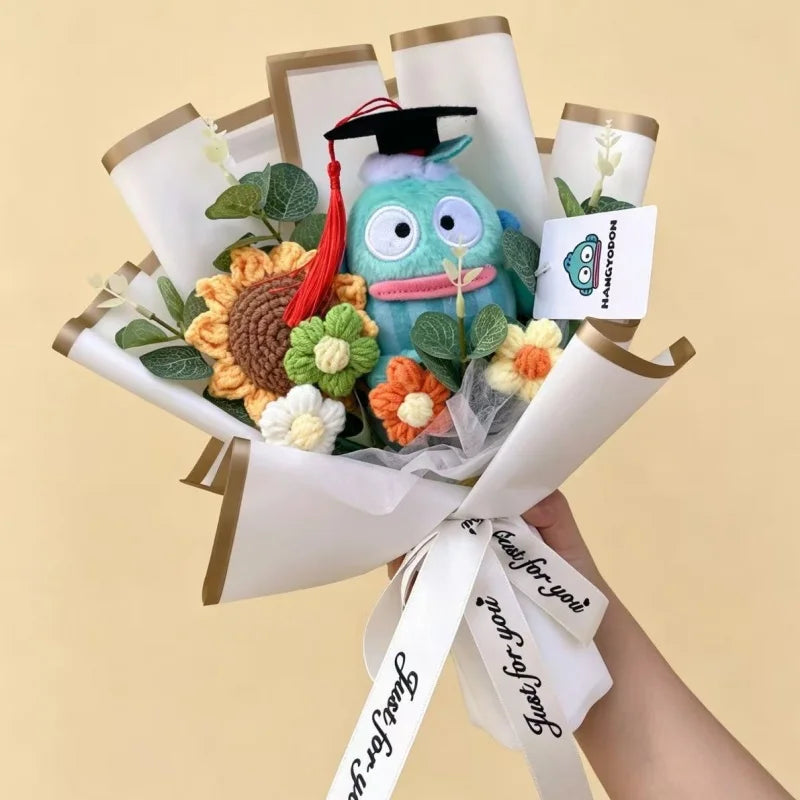 Hello Kitty Plush Bouquet — Kawaii Sanrio Graduation & Birthday Gift