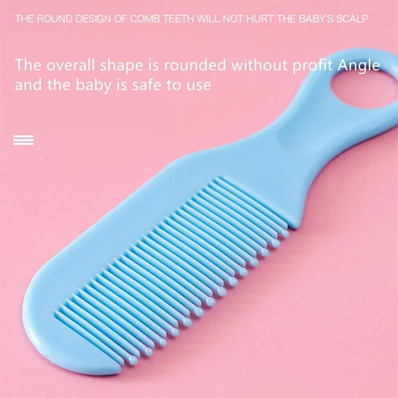 6-Piece Baby Grooming Kit Hair Comb Nail Trimmer Scissors Clipper Hygiene Set Toddler Gift