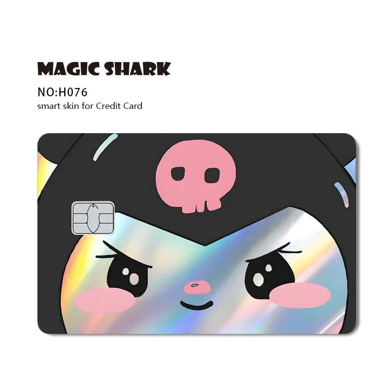 Hello Kitty Card Skin Stickers — Holographic Sanrio Debit Card Covers