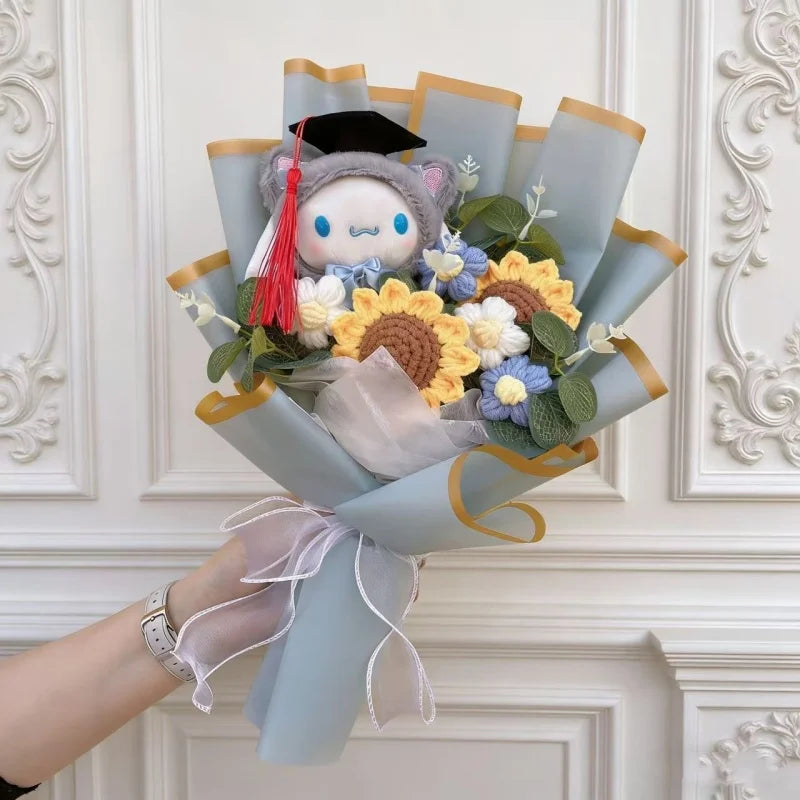 Hello Kitty Plush Bouquet — Kawaii Sanrio Graduation & Birthday Gift