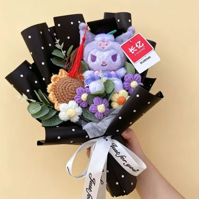 Hello Kitty Plush Bouquet — Kawaii Sanrio Graduation & Birthday Gift