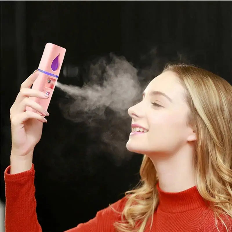 Mini Nano Facial Mist Steamer — Cute Handheld Hydration