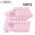 LAIKOU Overnight Lip Mask Patches 10-Pack Hydrating Repair Lighten Lip Lines Gel Pad