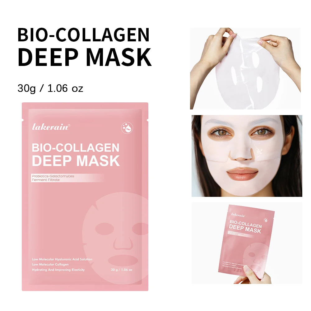 Korean Collagen Peel-Off Face Mask Anti-Wrinkle Lifting Overnight Bio Pack Night Wrapping Mask