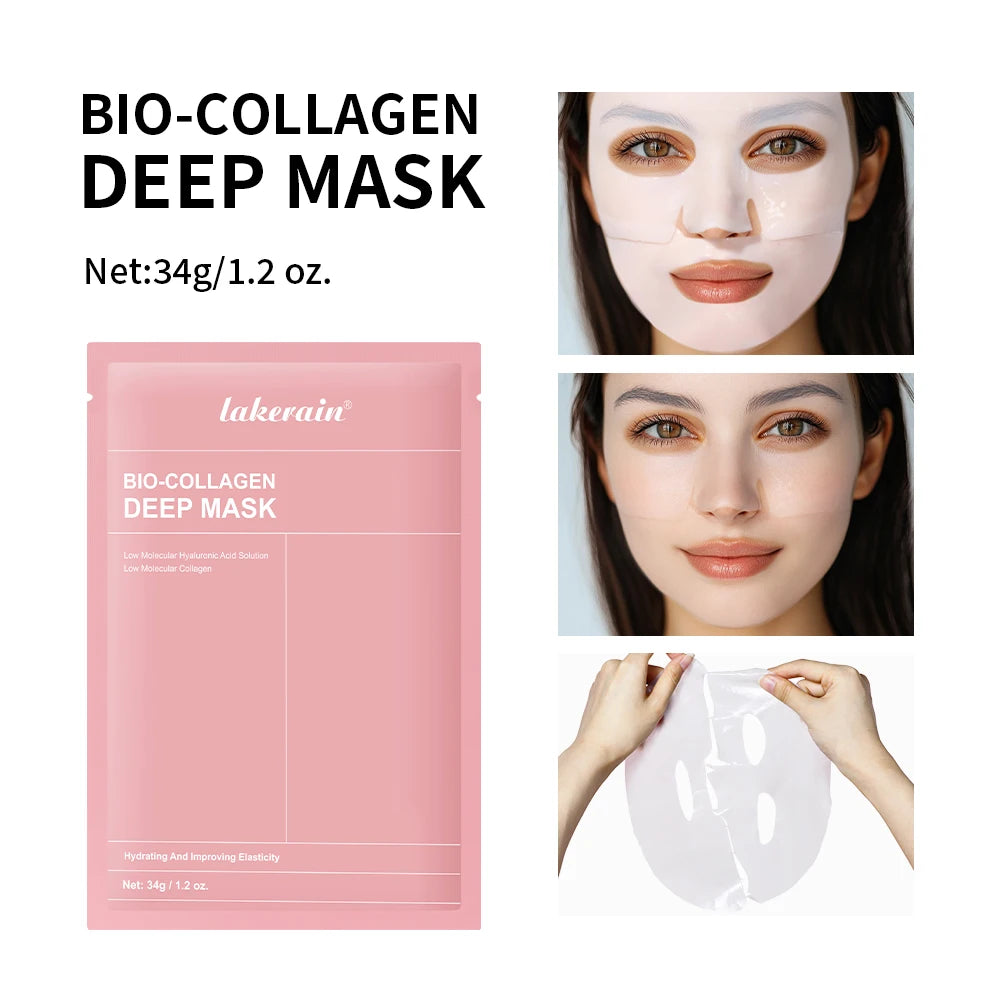 Korean Collagen Peel-Off Face Mask Anti-Wrinkle Lifting Overnight Bio Pack Night Wrapping Mask