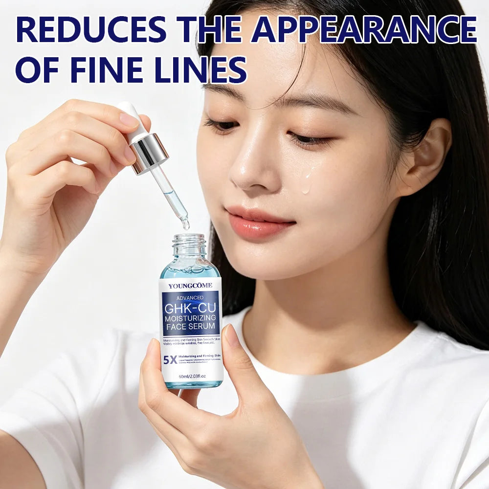 Copper Peptide Face Serum & Cream Set — GHK-Cu Anti-Aging Firming Skincare