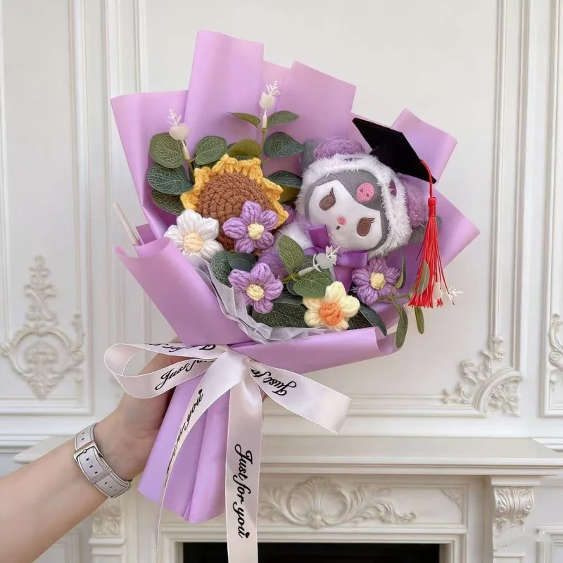 Hello Kitty Plush Bouquet — Kawaii Sanrio Graduation & Birthday Gift