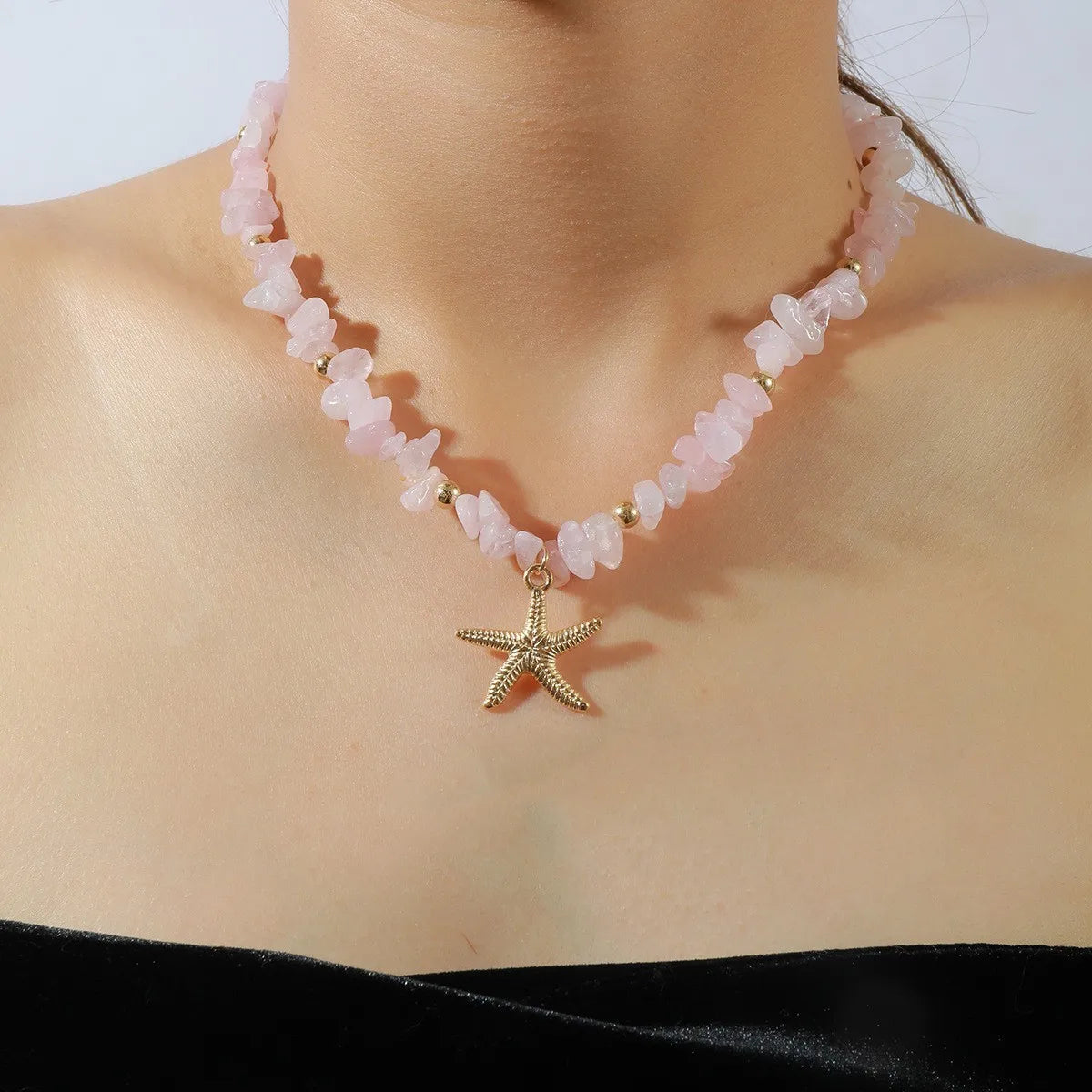 Gold Starfish & Shell Hair Clips (3-Pack) — Cute Coastal Duckbill Clips for Women