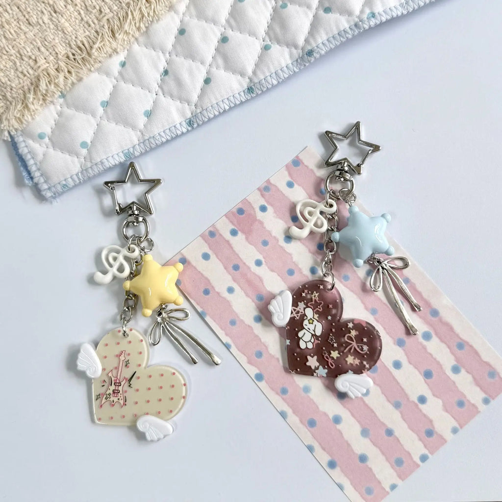 Cute Animal Trinket Keychain — Kawaii Bag Charm & Backpack Pendant