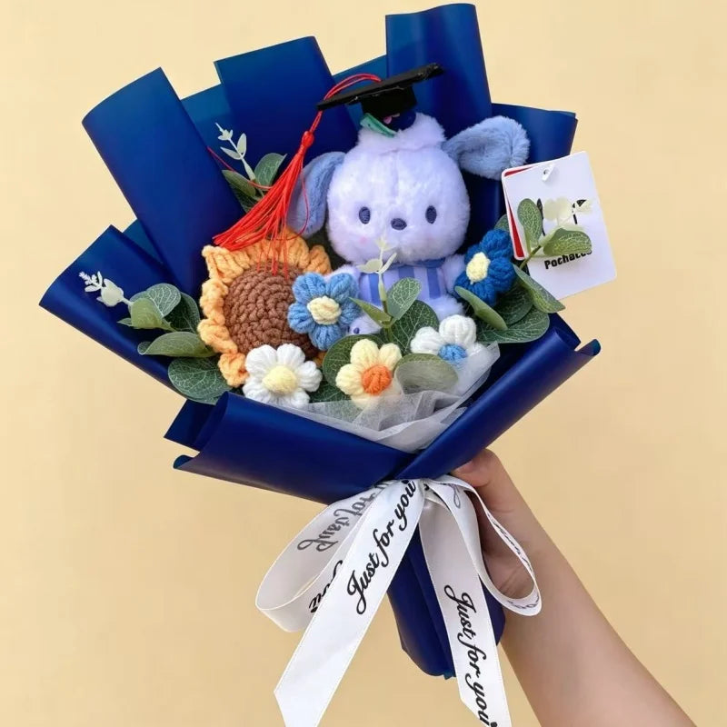 Hello Kitty Plush Bouquet — Kawaii Sanrio Graduation & Birthday Gift