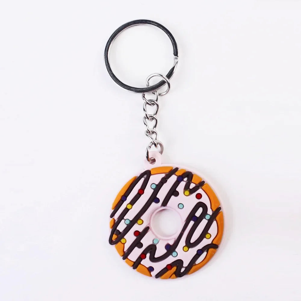 Kawaii Cheese Keychain — Cute Cheese Block Bag Charm & Key Ring