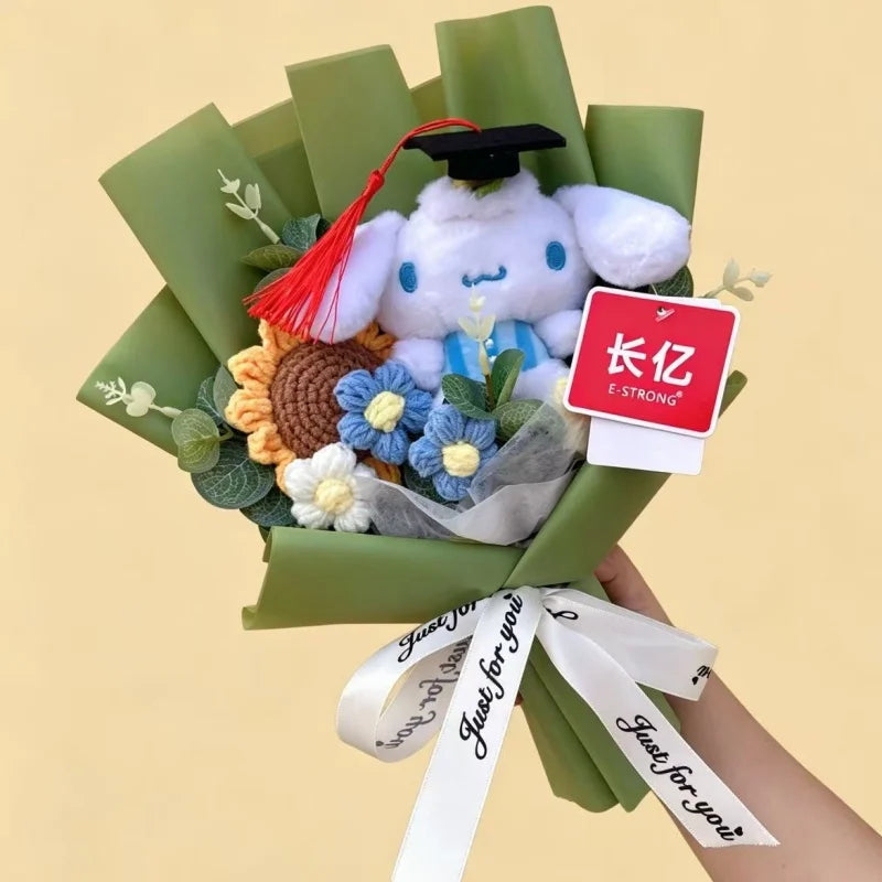 Hello Kitty Plush Bouquet — Kawaii Sanrio Graduation & Birthday Gift
