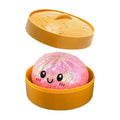 Dumpling Squishy Stress Toy — Cute Slow-Rising Sensory Fidget with Steamer Box