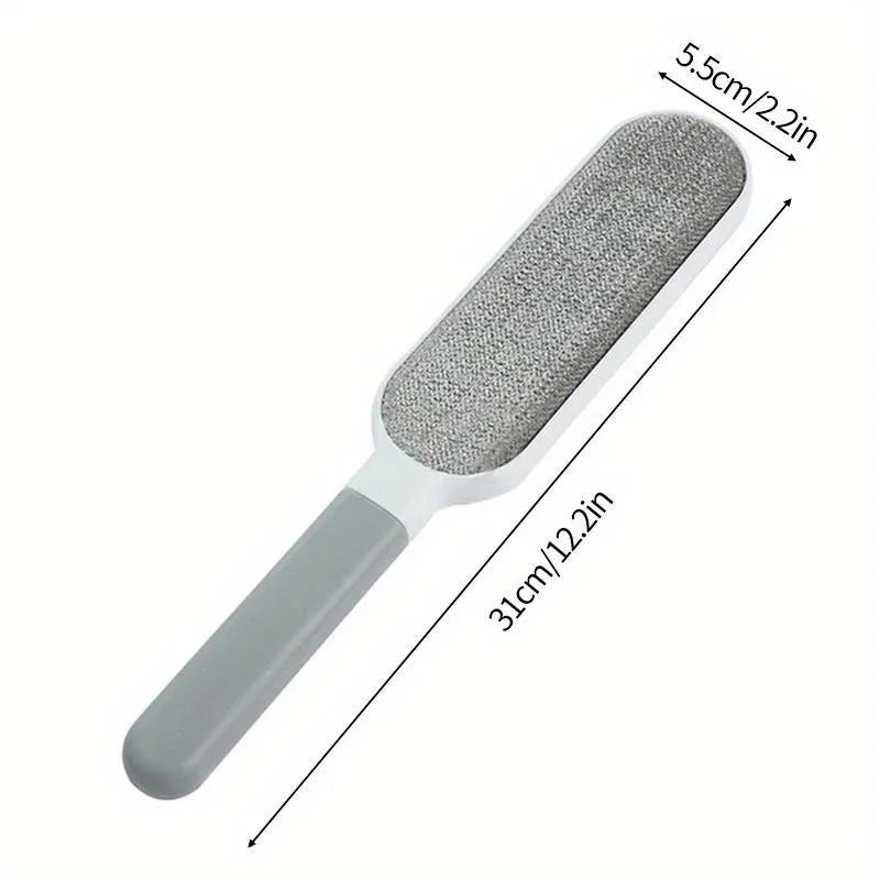 Reusable Pet Hair Remover Brush — Double-Sided Lint Roller for Furniture