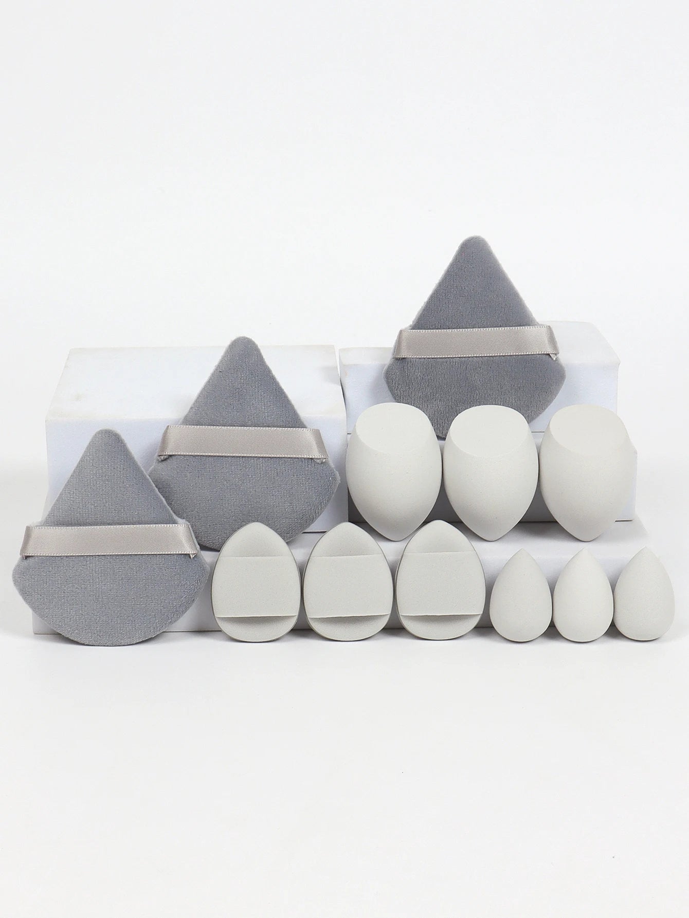 12-Piece Makeup Sponge Set Beauty Eggs Air Cushion Puffs Powder Puff Blending Kit