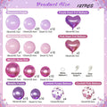 Pink & Purple Balloon Garland Arch Kit — Birthday, Bridal & Baby Shower Decor