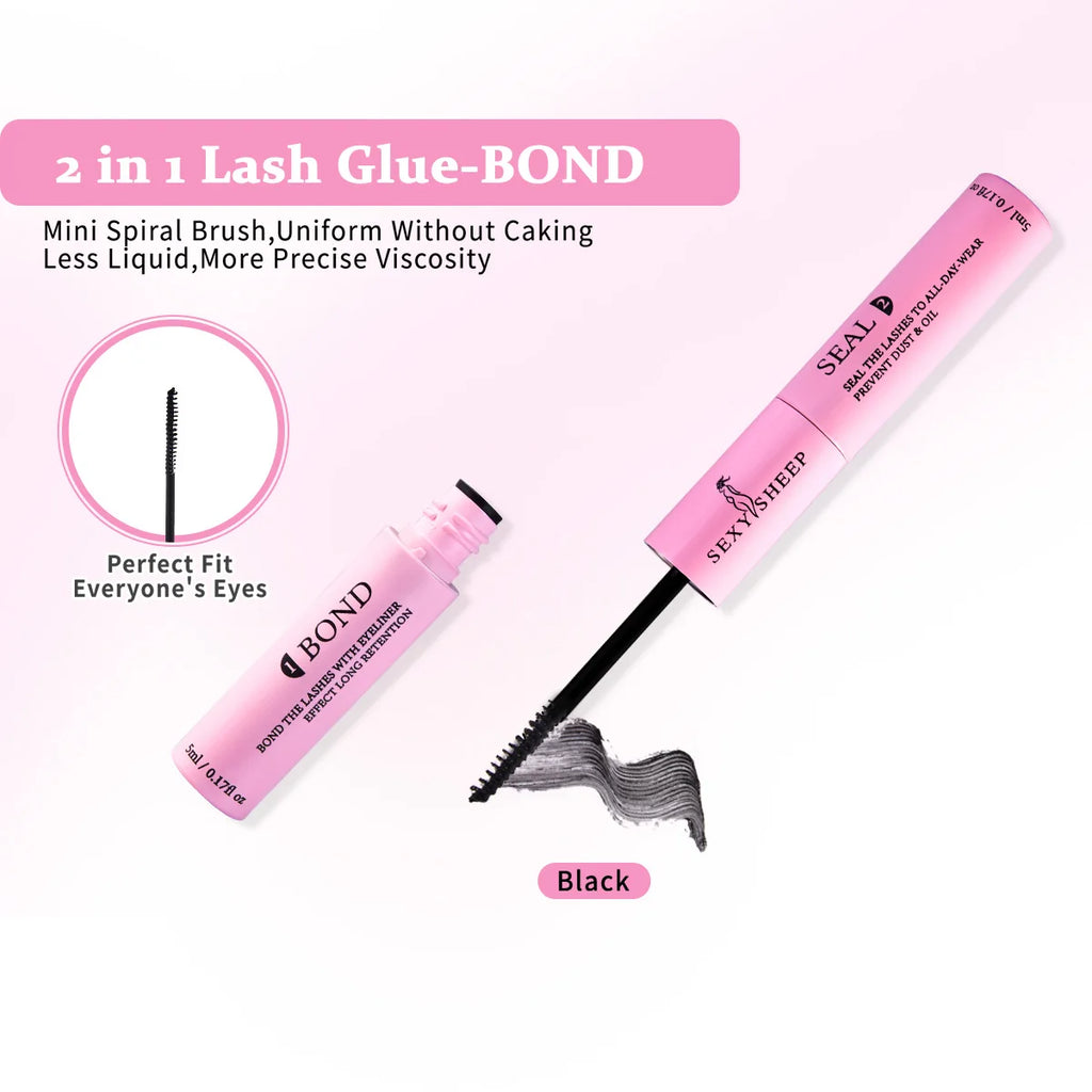 DIY Cluster Lash Extensions Kit — Reusable Wispy Faux Mink Lashes