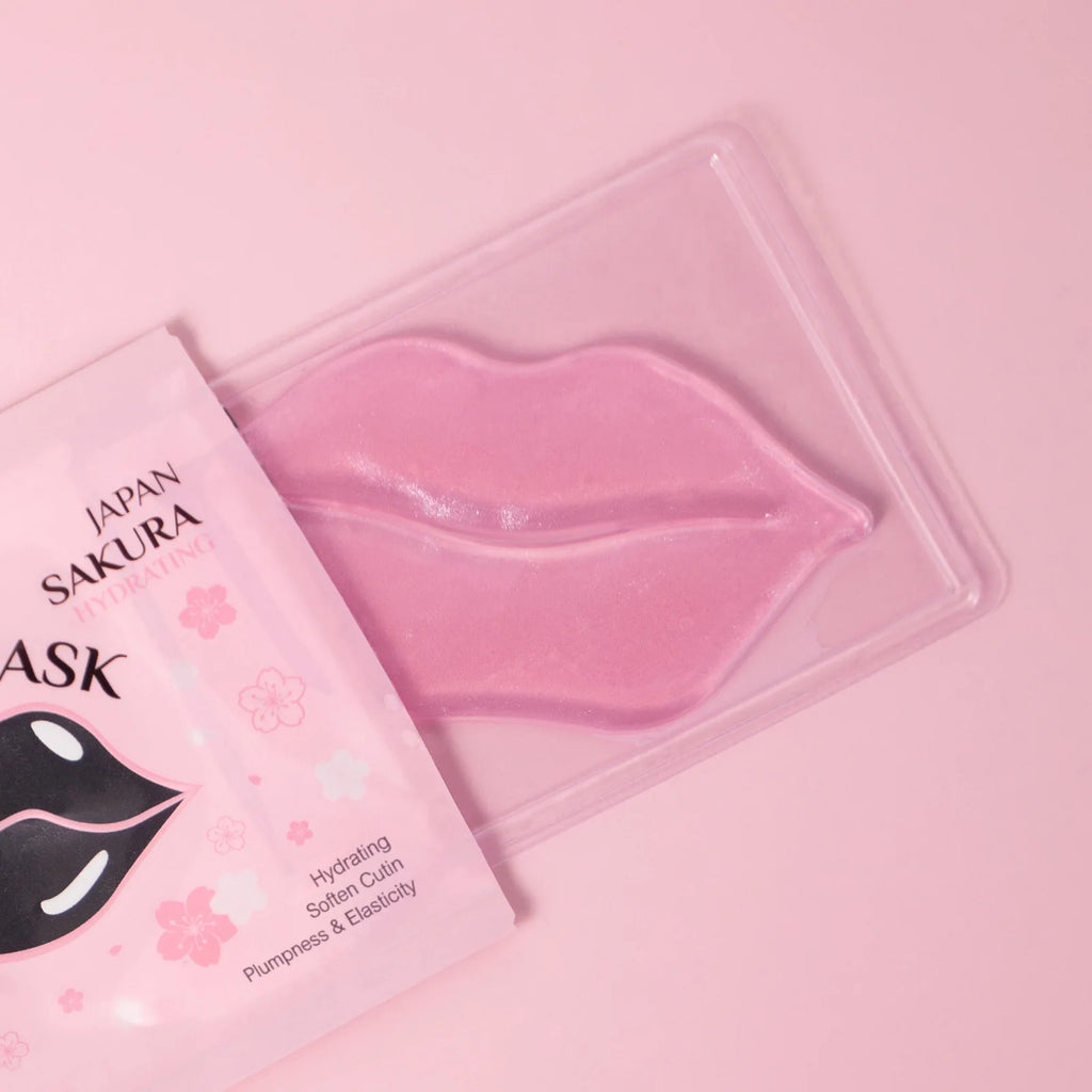 LAIKOU Overnight Lip Mask Patches 10-Pack Hydrating Repair Lighten Lip Lines Gel Pad