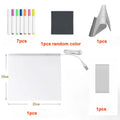 LED Glow Drawing Board — Light-Up Message Board with 7 Color Pens
