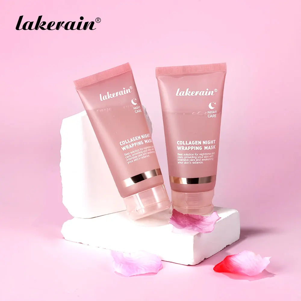Korean Collagen Peel-Off Face Mask Anti-Wrinkle Lifting Overnight Bio Pack Night Wrapping Mask