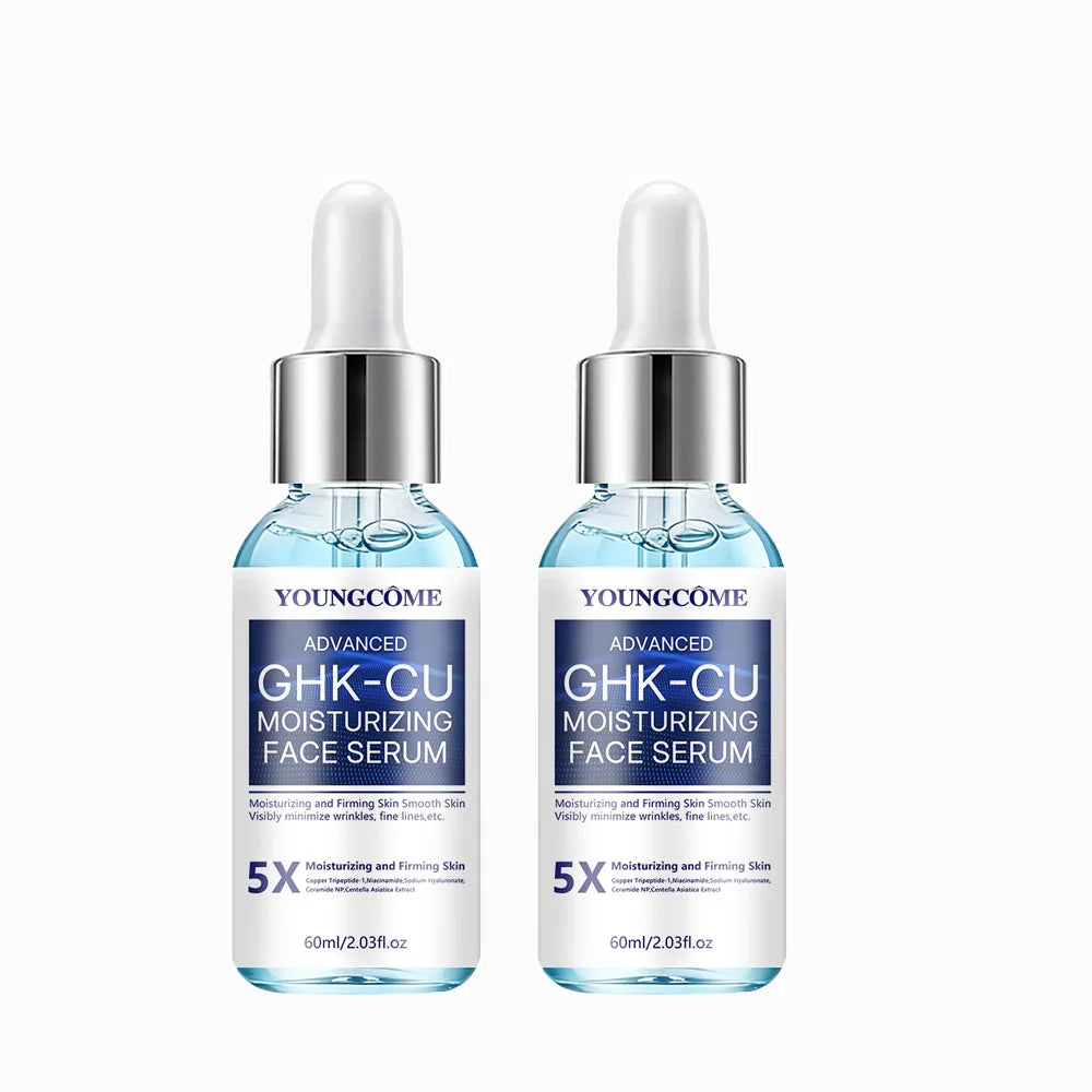Copper Peptide Face Serum & Cream Set — GHK-Cu Anti-Aging Firming Skincare
