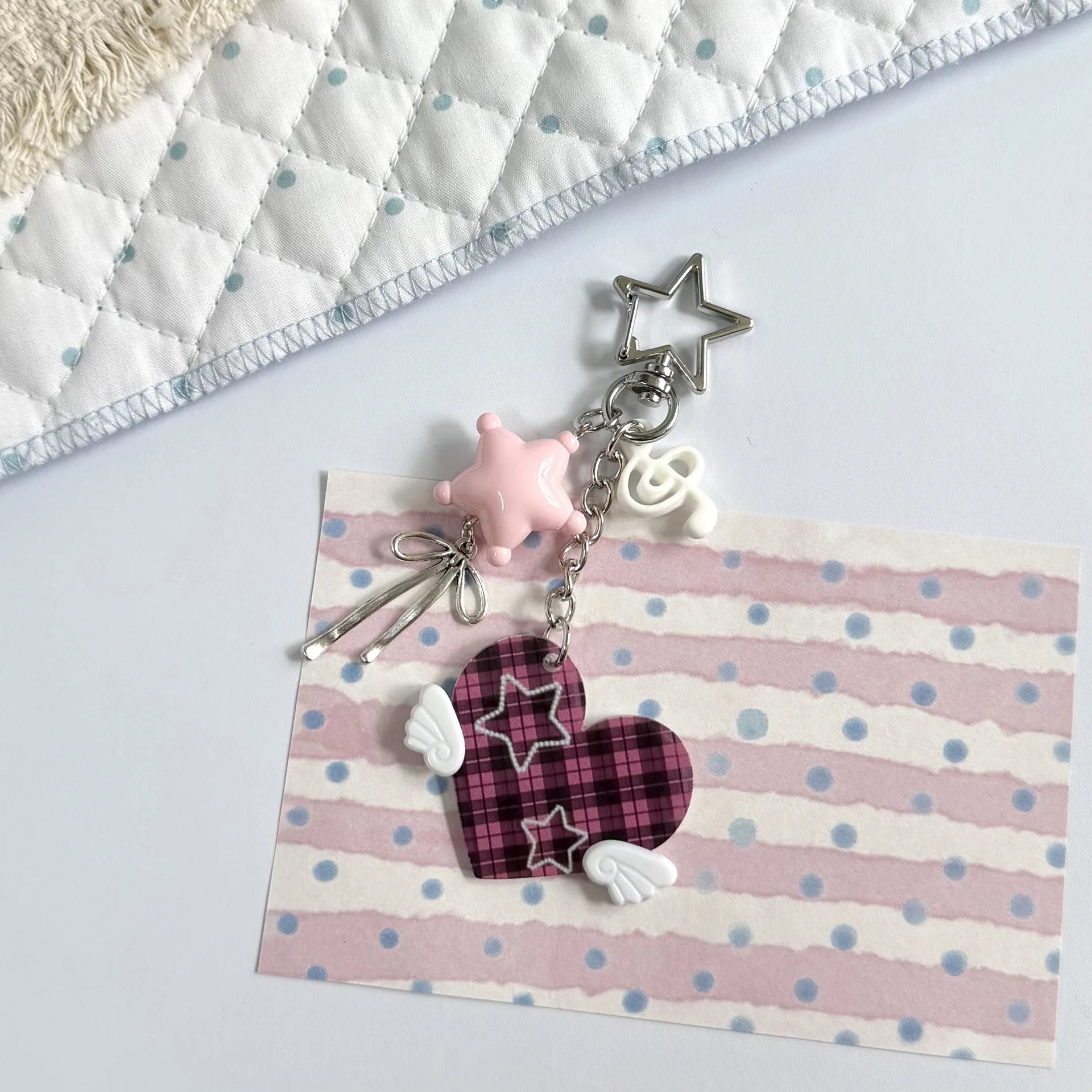 Cute Animal Trinket Keychain — Kawaii Bag Charm & Backpack Pendant