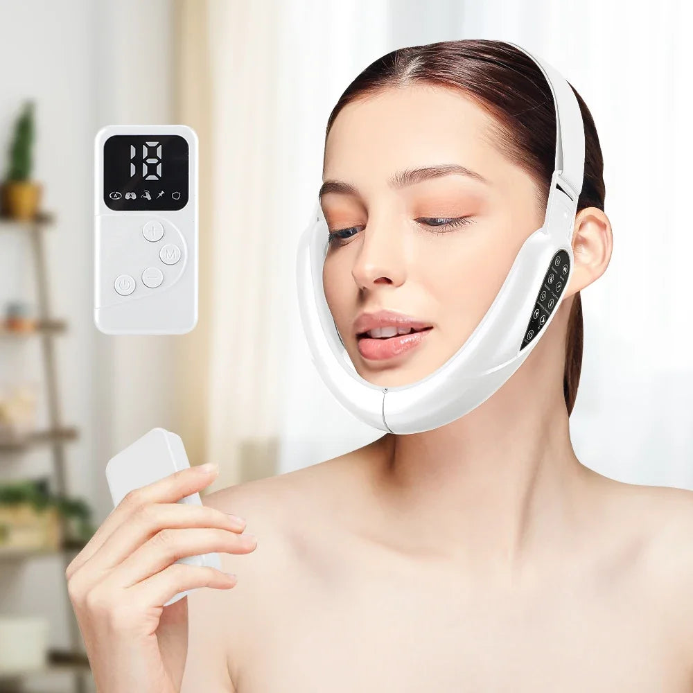 LED V-Face Sculpting Massager — Rechargeable Beauty Tool