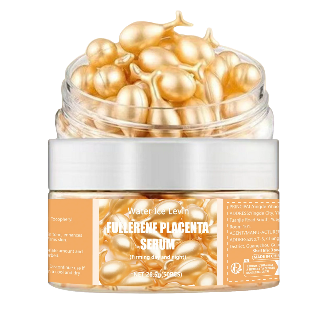 Spot & Wrinkle Treatment Collagen Serum Capsules 50-Count Anti-Aging Hyaluronic Acid Whitening