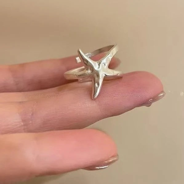 Gold Starfish & Shell Hair Clips (3-Pack) — Cute Coastal Duckbill Clips for Women