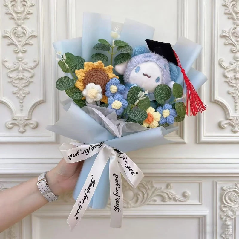 Hello Kitty Plush Bouquet — Kawaii Sanrio Graduation & Birthday Gift