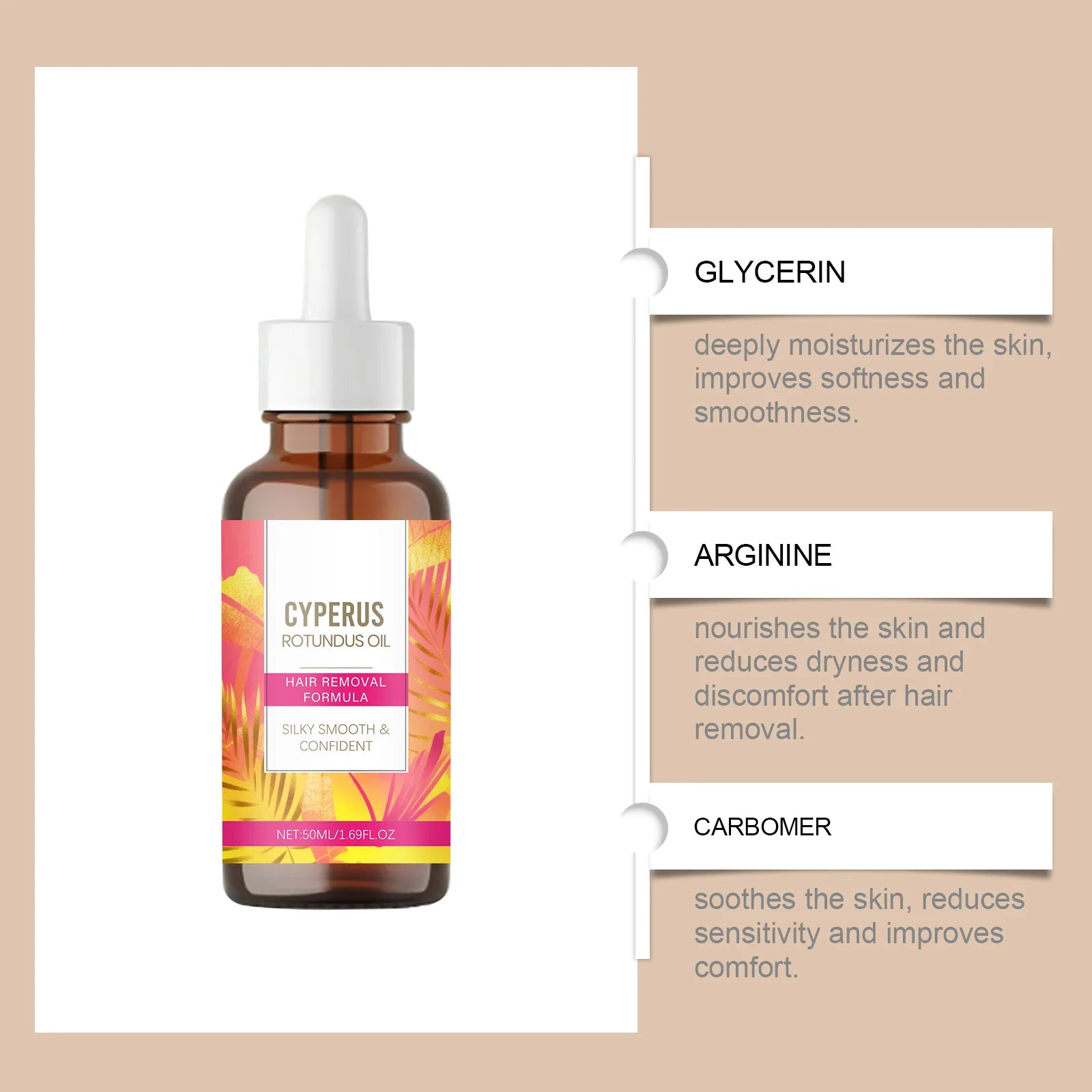 Body Smoothing Oil — Nourishing Hydrating Skin Oil for Soft, Smooth Skin