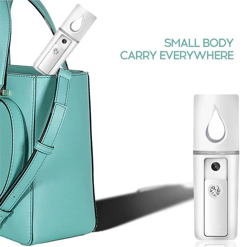 Mini Nano Facial Mist Steamer — Cute Handheld Hydration