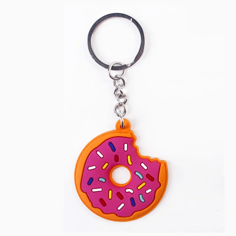 Kawaii Cheese Keychain — Cute Cheese Block Bag Charm & Key Ring