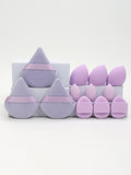 12-Piece Makeup Sponge Set Beauty Eggs Air Cushion Puffs Powder Puff Blending Kit